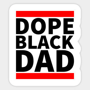 Dope Black Dad Sticker